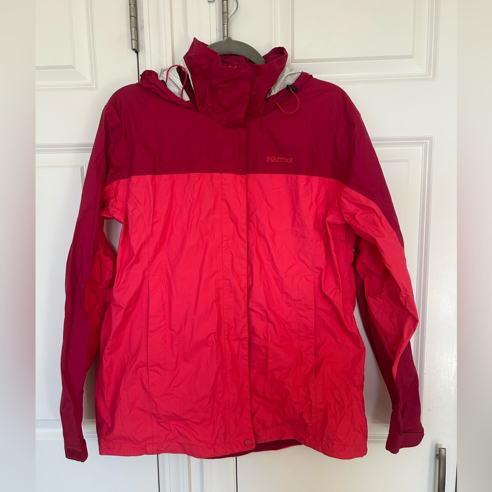 Marmot Pink and Burgundy Windbreaker